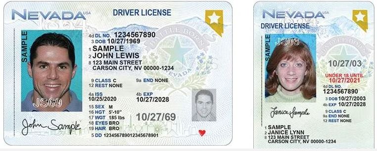 New Nevada driver license design unveiled