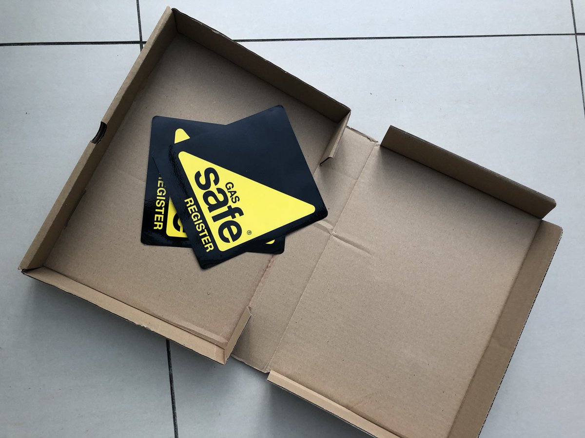 Ordered 2 GasSafe van stickers, charged £6 for delivery☹️now I know why! They could have gone into a small envelope!