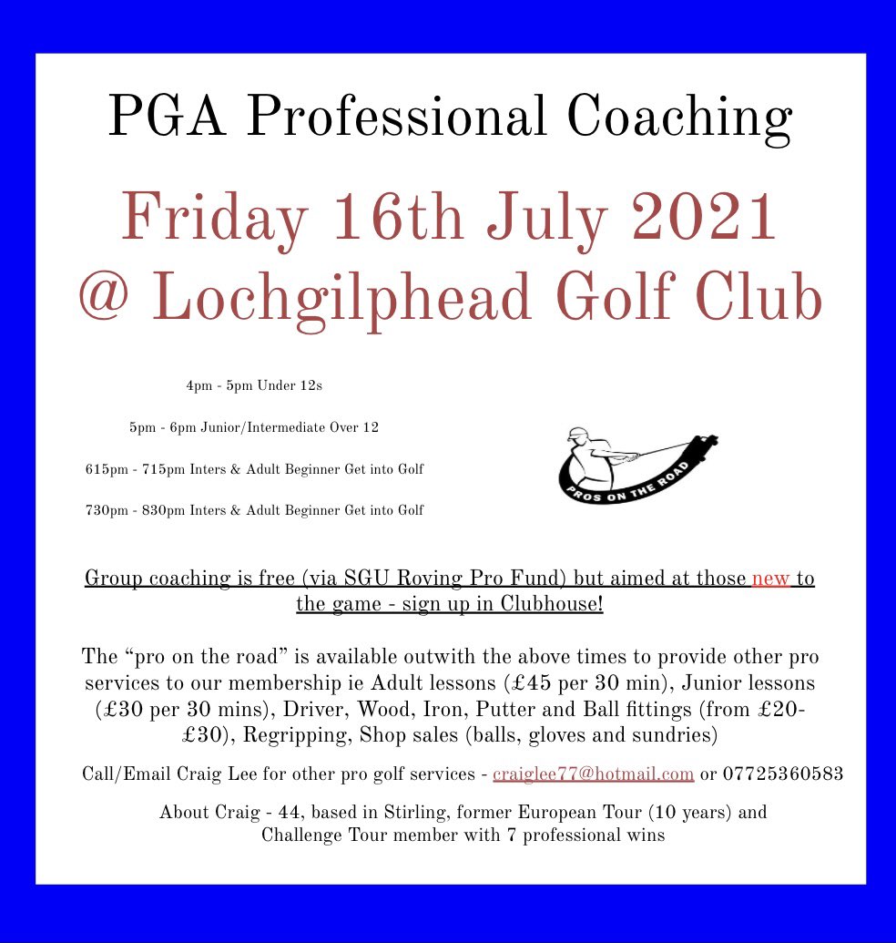 Lochgilphead Golf (@lochgilpheadgc) on Twitter photo 