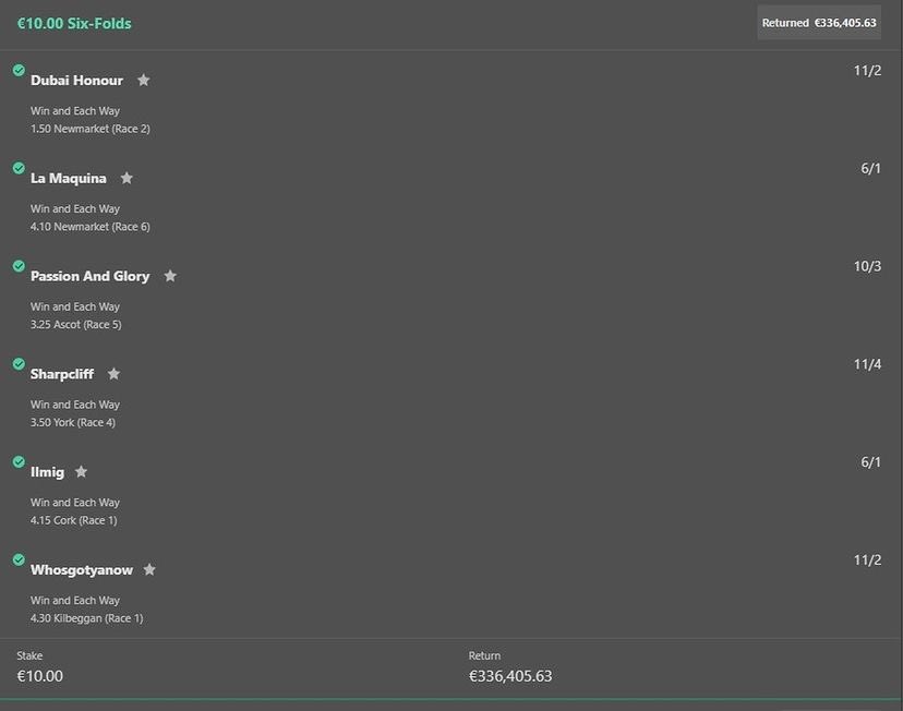 Good day at the office.