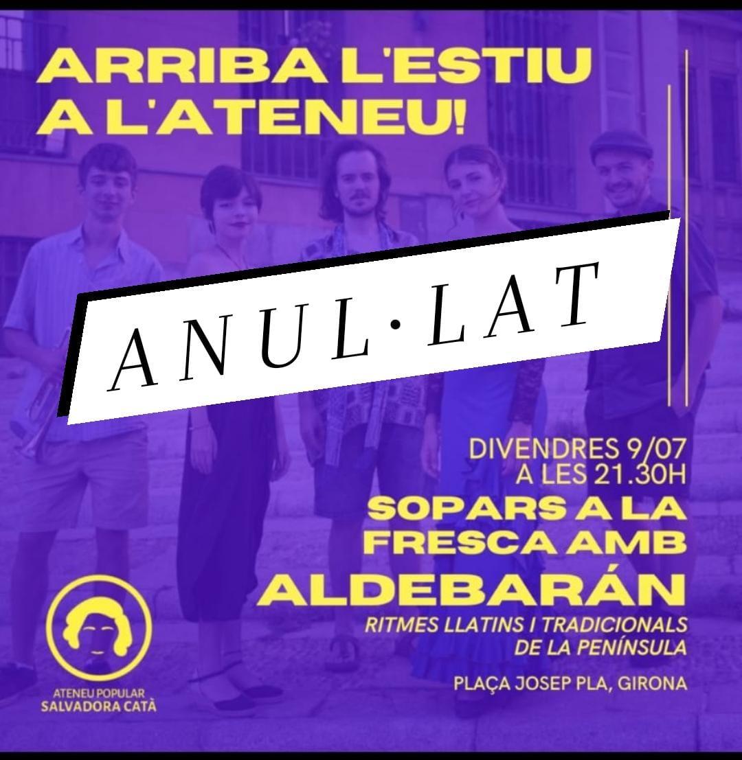 EspaiBarCata's tweet photo. Maleït virus!
Avui ens ha impedit gaudir del grup #Aldebarán.
Però tranquil·les, el gran #DJVolldammer ens amenitzarà el sopar i la vetllada (reggae, ska, rock steady,...).
Que no pari la música! https://t.co/jSvddC3mf0