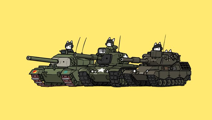 「猫 戦車」のTwitter画像/イラスト(新着)