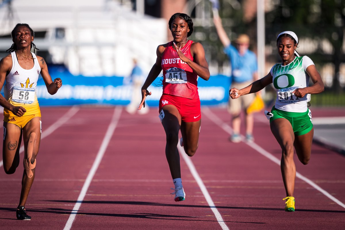 Camille Rutherford runs away with a first-place finish in the U-20 100-meter at the NACAC Championships!

⏰11.36

#HTownSpeedCity