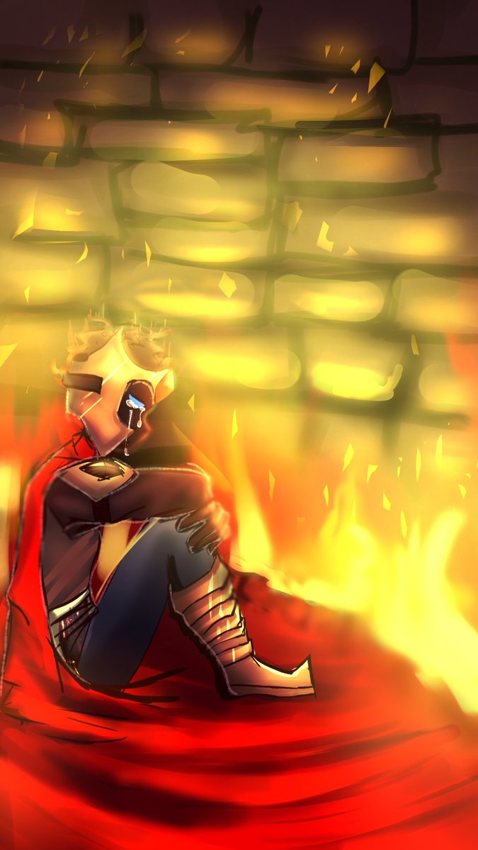 Ikinary1's tweet photo. "All my troubles on a burning pile, 
All lit up and I start to smile ,
If I catch fire then I'll change my aim,
Throw my troubles at the pearly gates"
-
#CubiArt #CubiArtFarfadox https://t.co/1mqV61uPbV