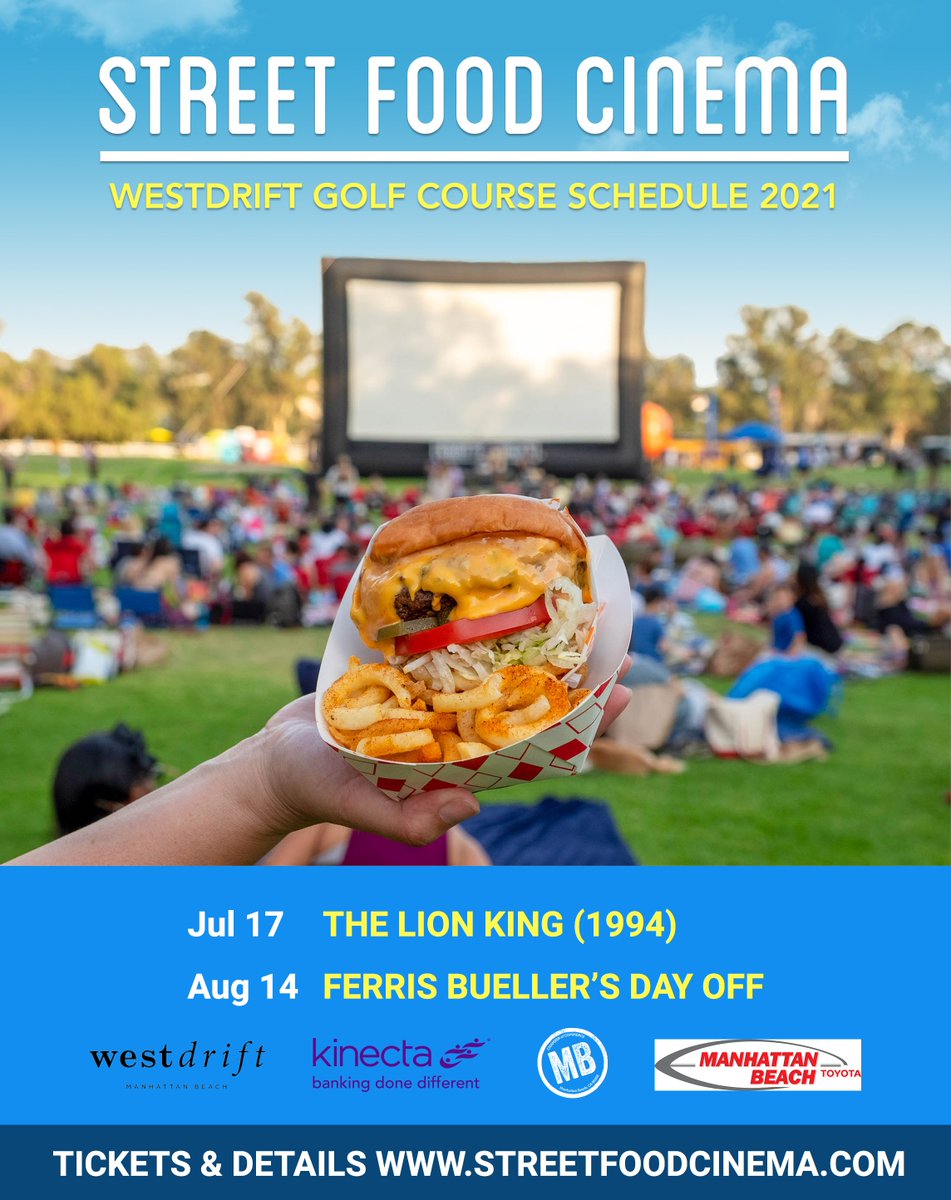 The MB Chamber has partnered, once again, with <a href="/stfoodcinema/">Street Food Cinema</a> to bring an outdoor cinema experience at the <a href="/WestdriftHotel/">westdriftHotel</a> on the golf course. The first feature film will be The Lion King (1994) on Saturday, July 17th.  One week left to grab your tickets! zcu.io/G55Q