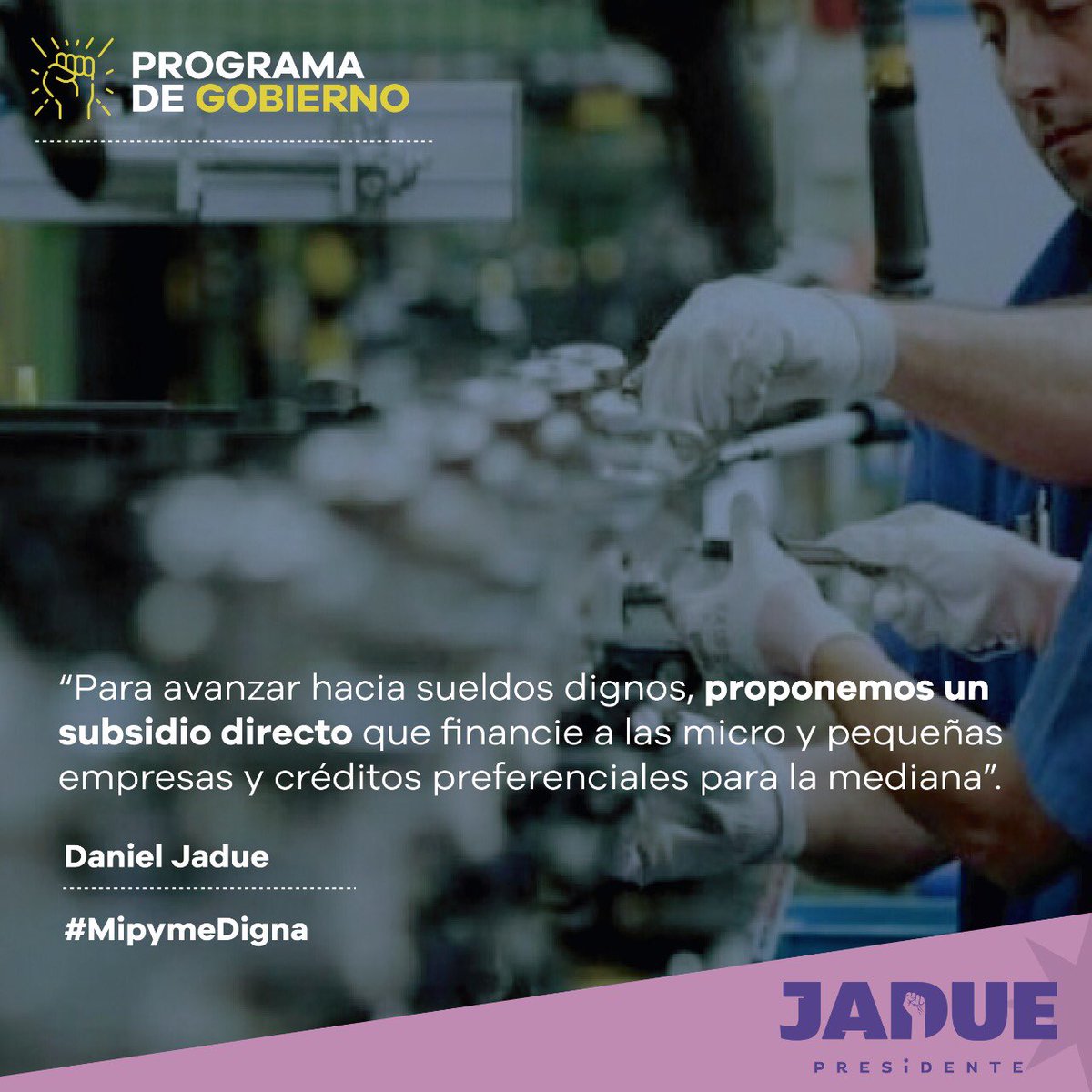 EsPosibleCH's tweet photo. Es mentira que en nuestro país no pueden mejorar los sueldos. Así como también es falso que las empresas no puedan pagarlo. El Estado tiene un rol esencial! #MipymeDigna https://t.co/uSF7TYbBJ2