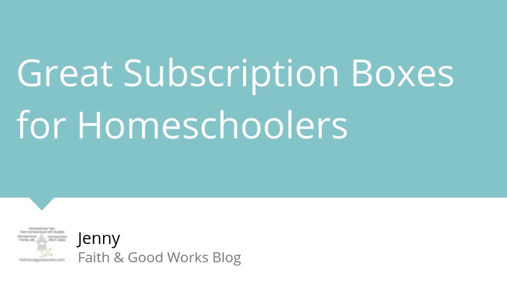 Subscription boxes usually come with everything we need to do the projects (with the occasional exception of some things that most households have on hand).

Read more 👉 lttr.ai/i8e3

#subscriptionboxesforhomeschoolers #AwesomeSubscriptionBoxes