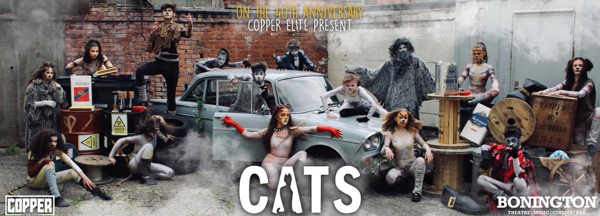 CastleKev's tweet photo. #Cats at @thebonington theatre, Arnold by @copperstudios_ @HarryHindley. A show full of talented singers and dancers that will leave you feline good when you leave the theatre. It's run is sold out &amp; I can see why after opening night. https://t.co/s9ZSc9DwgA https://t.co/xdvhlMVkXd