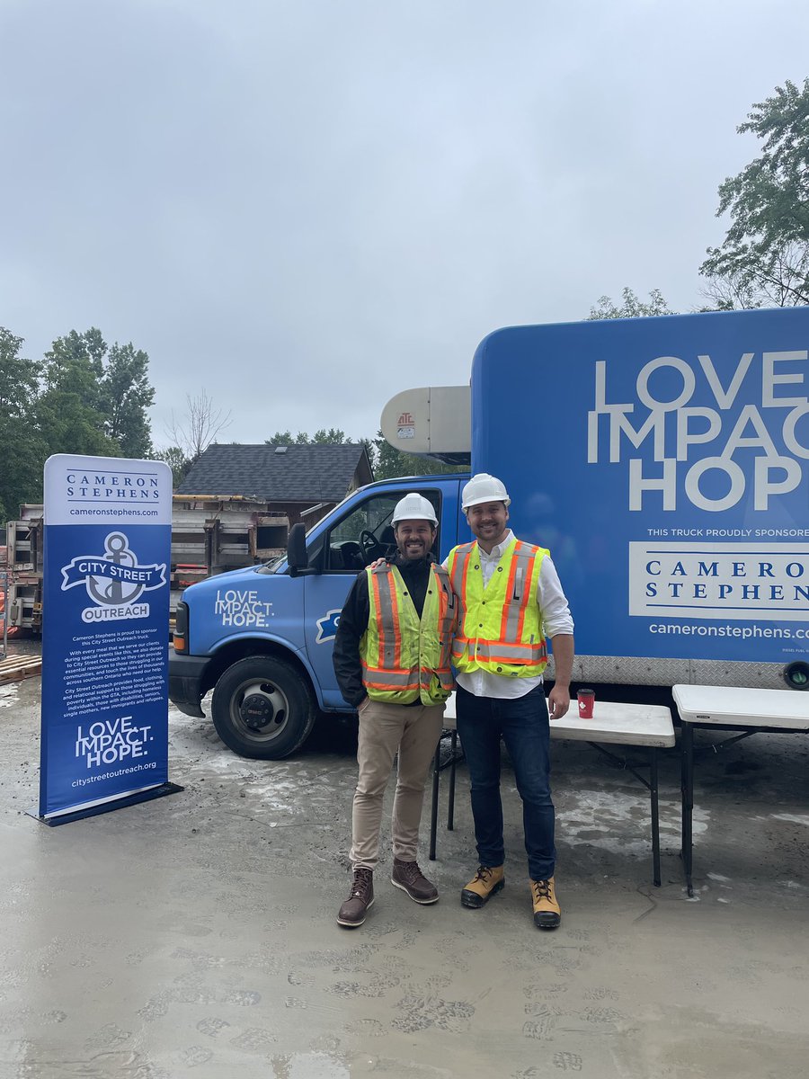 CSMortgageCap's tweet photo. Great day on site with @brixendevelopmentsinc and @citystreetoutreach for lunch and a site tour. 

#CSMCdealtalk video and more details on the financing of this deal coming soon!

#FinancingFromTheGroundUp #CSmortgageCap #barrie #brixendevelopments #constructionfinancing https://t.co/Tr0RxQnm5a