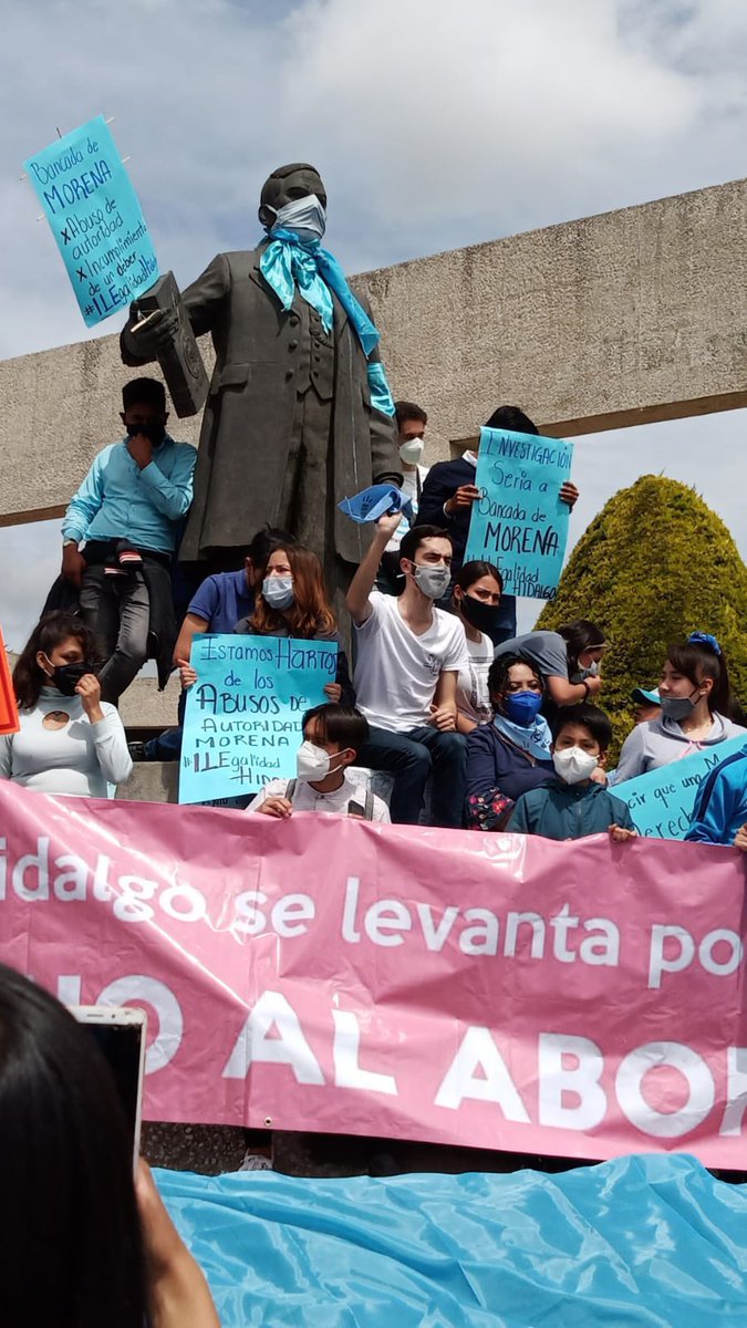 JUVIoficial's tweet image. El equipo de @JuviPuebla en la marcha por la vida en Hidalgo 👏🏼