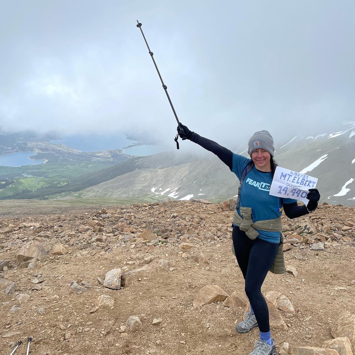 4runnerframe's tweet photo. When you get that mountain top experience! ❤️☀️🌄🏔☺️ #mountelbert #14er #colorado https://t.co/USxFZ77mN8
