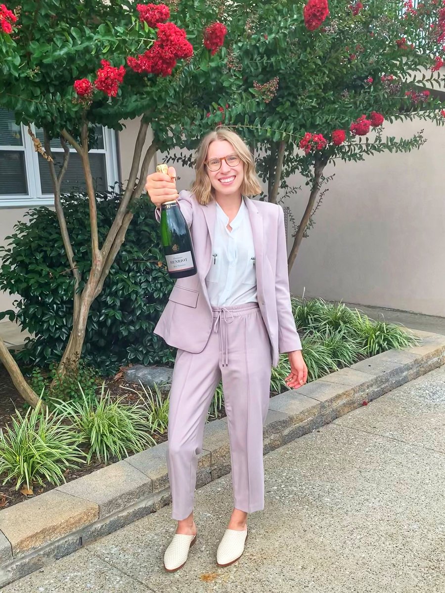 TheWrightLab's tweet photo. Dream Team alert! Megan van der Horst and @carsonpmoore have successfully defended their theses! These two stellar young women entered this lab together and presented their final defenses one day apart! We are so proud of you two and couldn’t be more excited for the future! ❤️ https://t.co/SLDM5D6lvZ