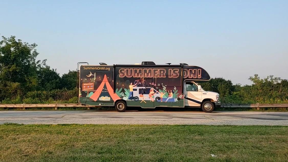OpportunityWI's tweet photo. Have you seen the #SummerIsOnWI RV on the road? We want to see!

Drop your picture ⤵️ or tag us @OpportunityWI on Instagram. https://t.co/Rcty5KLupQ