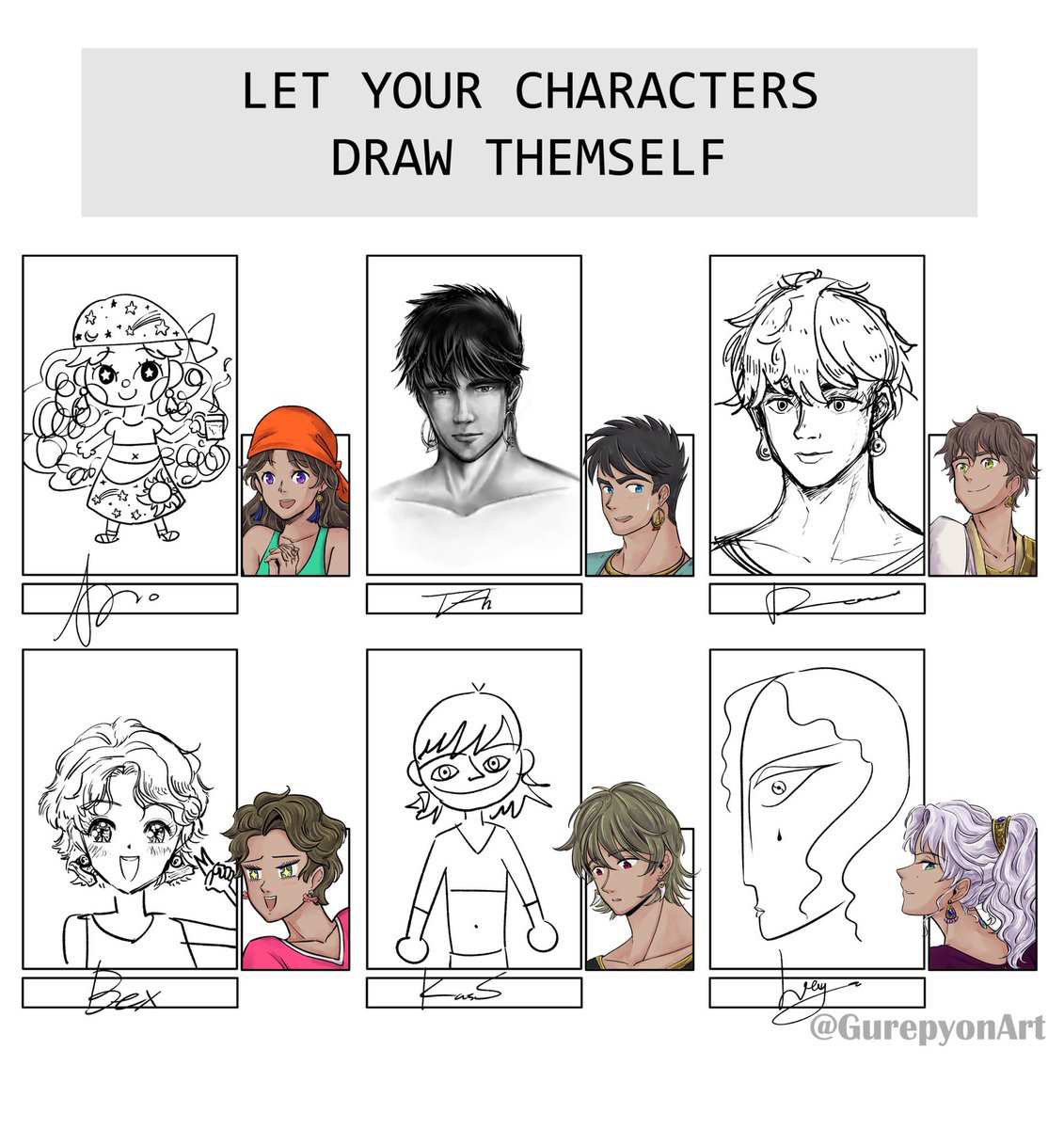 Joined the meme trend lol <a href="/GurepyonArt/">🔥 Gurepyon 🔥 (Birthday 7th of August 🎊🎂)</a> #webtoon #thewitchandthebull