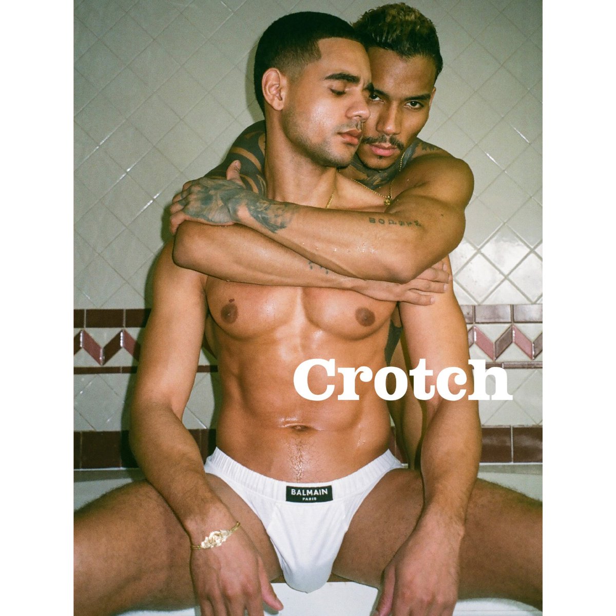 Alexis and Rayly by #TorianLewin Crotch 6 cover . Crotchmagazine.com/shop <a href="/Balmain/">Balmain</a> <a href="/ORousteing/">Olivier Rousteing</a>