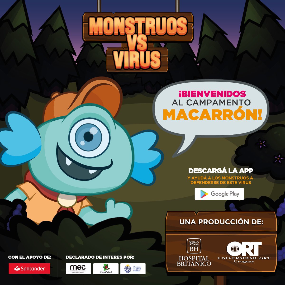 Eduardo Hipogrosso (@hipogrosso_e) on Twitter photo Orgullo de contribuir a la prevención de contagios a través de un videojuego desarrollado por el área de videojuegos <a href="/Diseno_ORT/">Diseño ORT</a> Hospital Británico con apoyo <a href="/bancosantander/">Santander</a> @Plan_Ceibal <a href="/MSPUruguay/">Ministerio de Salud Pública – Uruguay</a> <a href="/MEC_Uruguay/">Ministerio de Educación y Cultura</a> Orgullo de contribuir a la prevención de contagios a través de un videojuego desarrollado por el área de videojuegos <a href="/Diseno_ORT/">Diseño ORT</a> Hospital Británico con apoyo <a href="/bancosantander/">Santander</a> @Plan_Ceibal <a href="/MSPUruguay/">Ministerio de Salud Pública – Uruguay</a> <a href="/MEC_Uruguay/">Ministerio de Educación y Cultura</a>