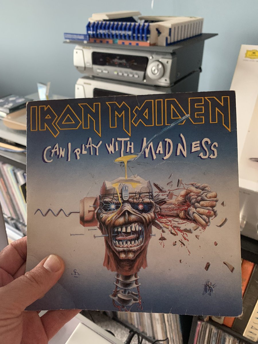 nornirontoffee's tweet photo. Shout out to @ricmiest for buying this single in 1988 and sparking in me a lifelong love of Maiden. They just donโt make them like this anymore.
#TimsTwitterListeningParty
#ironmaiden
#SSOASS https://t.co/LG0LwPbMfy
