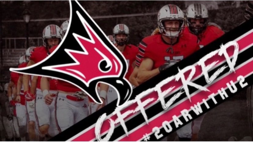 After lunch and a talk I am blessed to receive an official offer from UWRF! I’d like to thank @CoachWalkerRF and <a href="/CoachJMath/">Joe Matheson</a> for the opportunity to visit as well as @coachyarbsCDS and @CDSRecruiting.