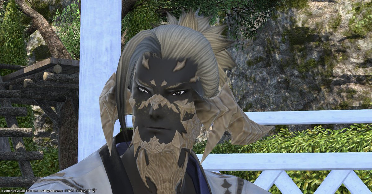 Alkerone's tweet photo. Me: I have four alts in 14 I can't afford another
My friends: Hey we're getting back into 14 and starting from scratch can you help us with dungeons and stuff?
Me: I will make an alt out of solidarity

Anyway meet Uroko, who you get if you smash Iroh and Zenyatta together https://t.co/b5GJDy4S8K
