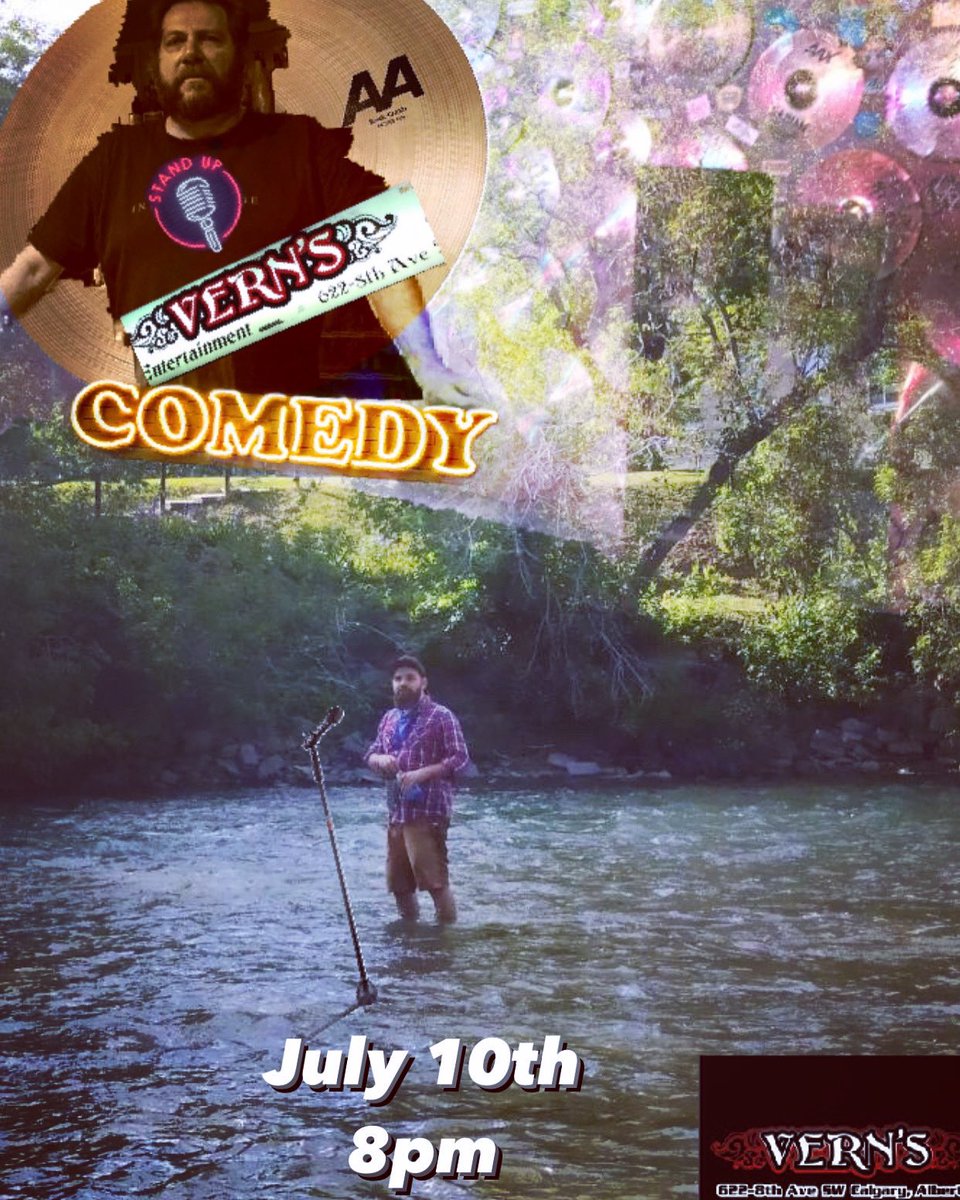 ThomasMellor's tweet photo. STAND UP COMEDY - THIS Saturday(July 10th) - 8pm - Verns (622 8 Ave SW) - Only $5 at the door #yyc #calgary #calgarystampede #yycevent #standupyyc #calgaryyyc https://t.co/Bll9KizFRS