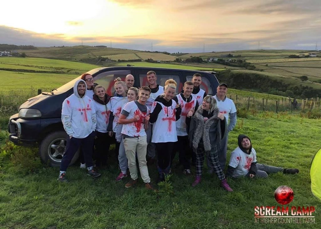 It’s almost time to start the chainsaws… 🙌🏻🏕🔥💀 #24HoursToGo #ScreamCamp #HorrorCamping