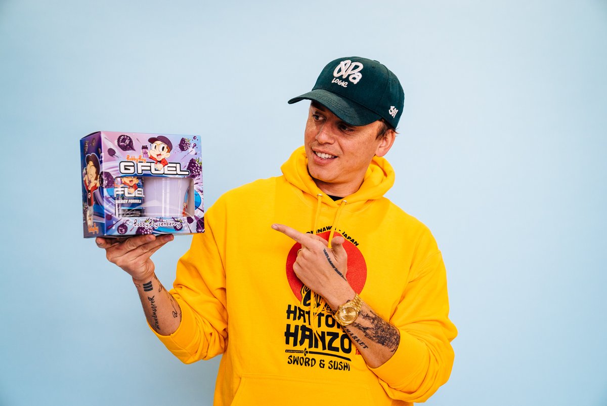 G FUELยฎ (@gfuelenergy) on Twitter photo ๐ถ ๐จ๐ค ๐๐๐ฉ๐๐๐ช๐๐ฌ + ๐ฅ๐๐ฆ๐ง๐ข๐๐!
We've restocked a limited batch of our <a href="/Logic301/">Rap Ron Howard</a> x #GFUEL "BOBBY BOYSENBERRY" Collector's Boxes! Use the link below for an automatic 25% OFF!
๐ RT to win a Box! 2 winners picked tomorrow!
๐ ๐๐ฒ๐ ๐ฌ๐ผ๐๐ฟ๐: GFUEL.ly/bobby25 ๐ถ ๐จ๐ค ๐๐๐ฉ๐๐๐ช๐๐ฌ + ๐ฅ๐๐ฆ๐ง๐ข๐๐!
We've restocked a limited batch of our <a href="/Logic301/">Rap Ron Howard</a> x #GFUEL "BOBBY BOYSENBERRY" Collector's Boxes! Use the link below for an automatic 25% OFF!
๐ RT to win a Box! 2 winners picked tomorrow!
๐ ๐๐ฒ๐ ๐ฌ๐ผ๐๐ฟ๐: GFUEL.ly/bobby25