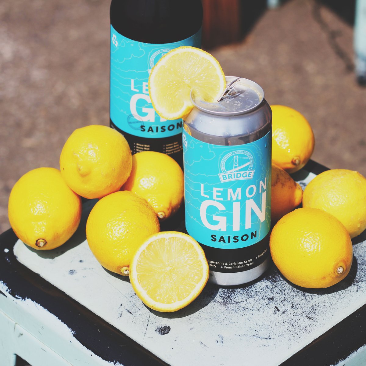 🍋 LEMON GIN SAISON 🍋

You’ve asked for it and we listened! Welcome back Lemon Gin Saison, now in 4 packs!
You’ll find LGS to be spicy, peppery, and slightly fruity!

Although there is no gin in the beer itself, it is spiced with lemon peel, coriander and juniper berries!