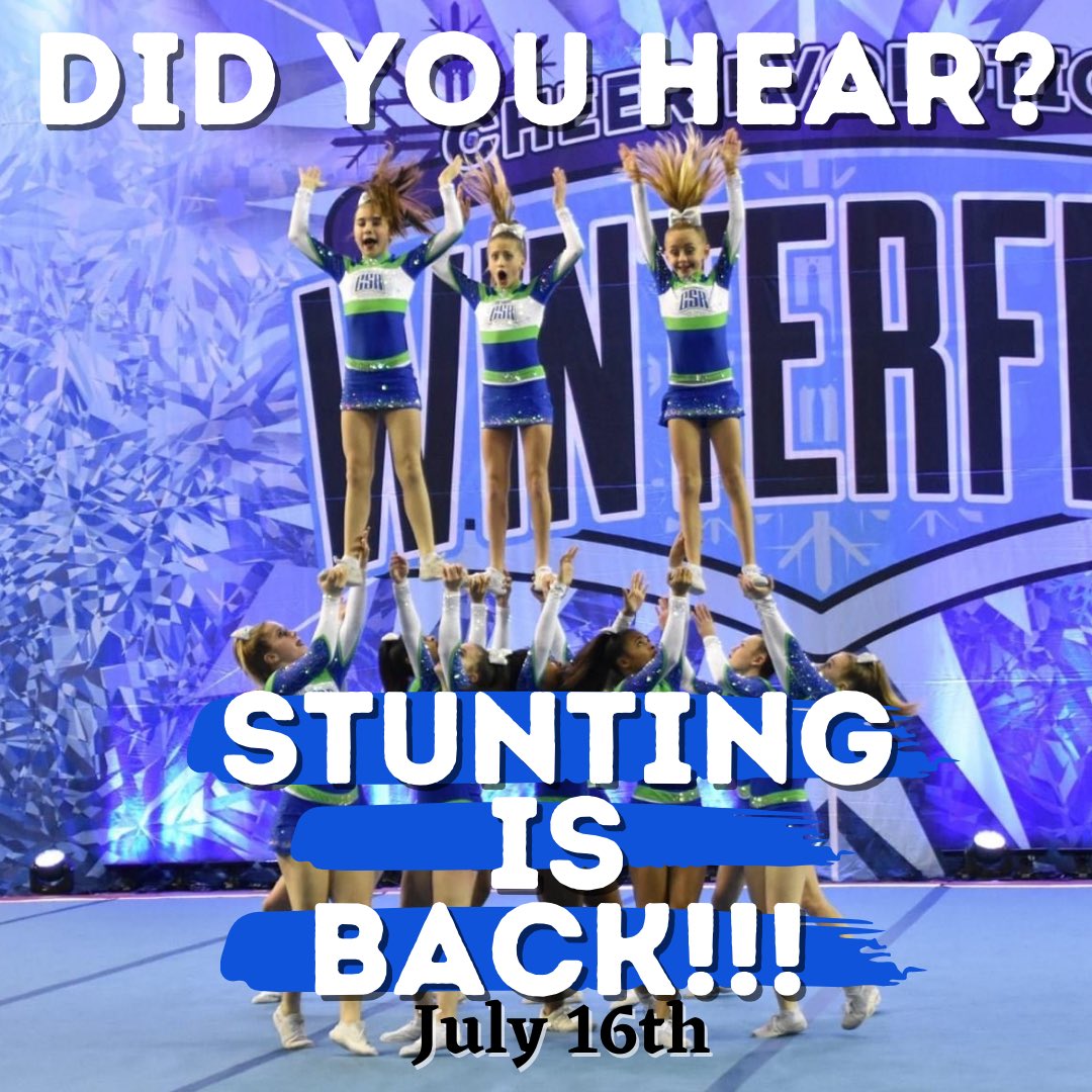 This is not a drill….
#stuntingisback
#stage3 #londonsport #lndont #imsoexcited #season9 #crownsup #itsgotime #openontario #cheer #weareCSR