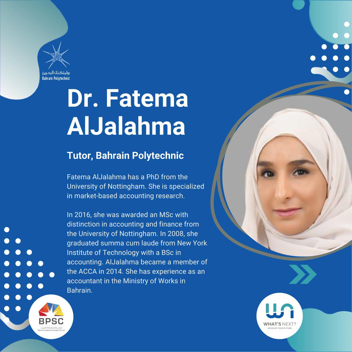 BPStudntCouncil's tweet photo. Prepare your questions for the panelist and save the date of the conference!

____________________
#BPSC_2020 #Bahrain #Polytechnic #BahrainPolytechnic @PolytechnicBH #بوليتكنك #البحرين #بوليتكنك_البحرين https://t.co/sfKtRpDqSV