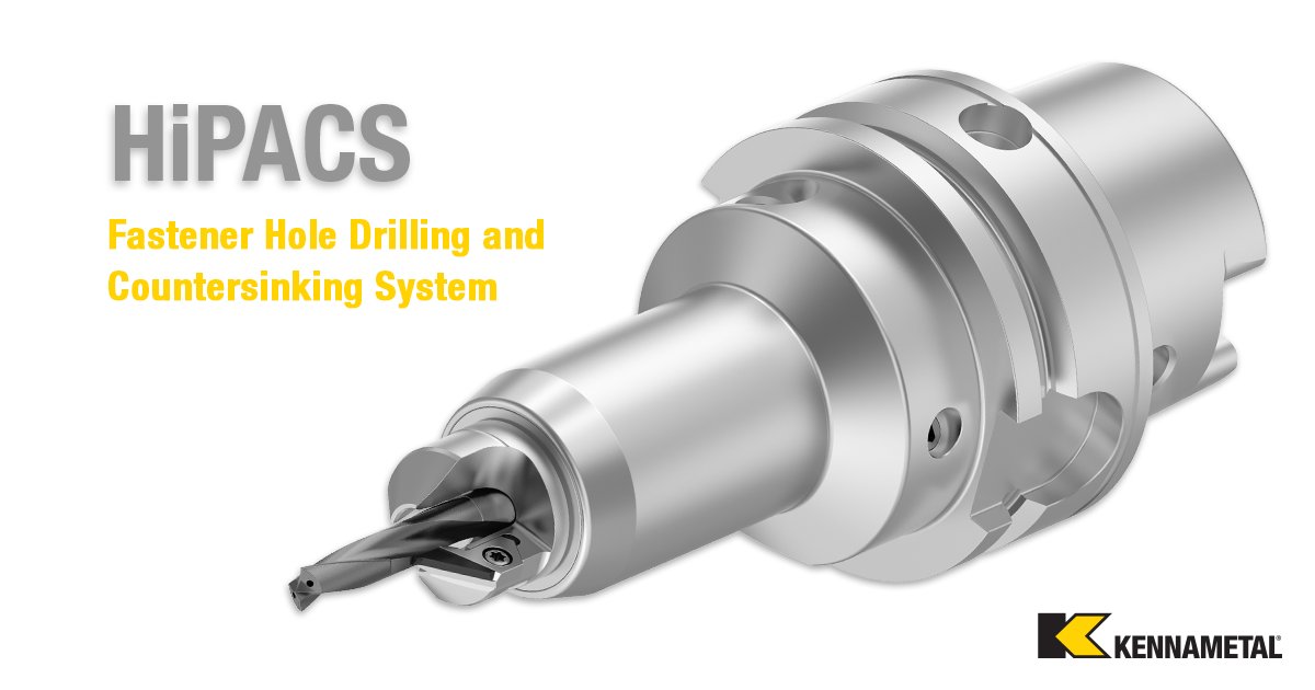 Kennametal's tweet image. Drill and chamfer in one operation? Yes please! Even better, HiPACS fits into just about any standard hydraulic chuck you may already have on your shop floor.
okt.to/AM9Znd

#aerospace #countersinking #drilling #chamfering