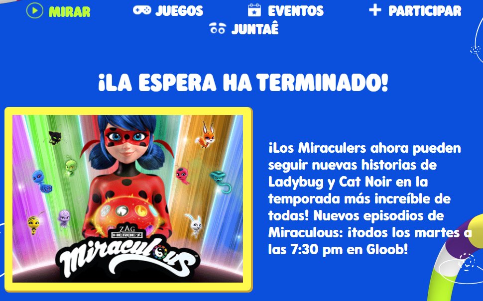 Mundo Gloob - Terça-feira é dia de pré-estreia da nova temporada de Miraculous e logo depois, às 20h, vai rolar uma live por aqui com a participação especial da @jessievieira e do @