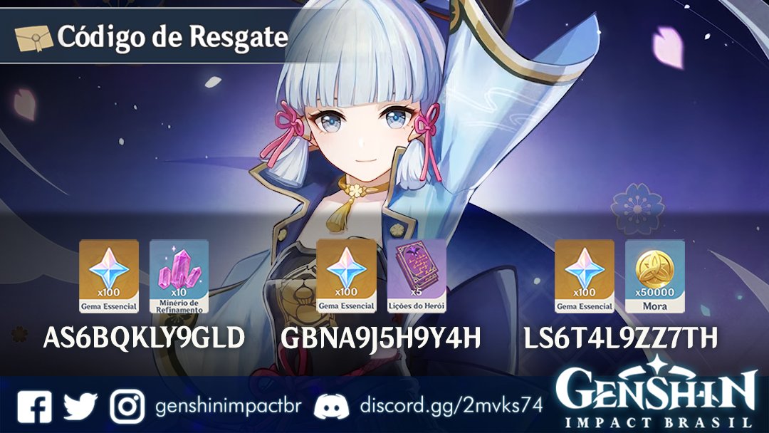 Códigos de Resgate da Versão 4.0 de Genshin Impact