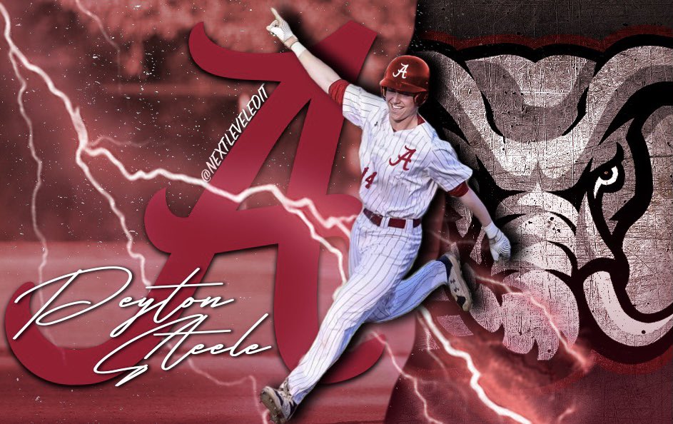 I am very proud to announce that I will be furthering my academic and baseball career at the University of Alabama. Thank you to my family for believing in me and pushing me to be the player I am today. <a href="/CoachBo_Bama/">Brad Bohannon</a> <a href="/matt_reida/">Matt Reida</a> <a href="/JJacksonBAMA/">Jason Jackson</a> <a href="/ViperBaseball_/">ViperBaseballAcademy</a> @HHS_Baseball1