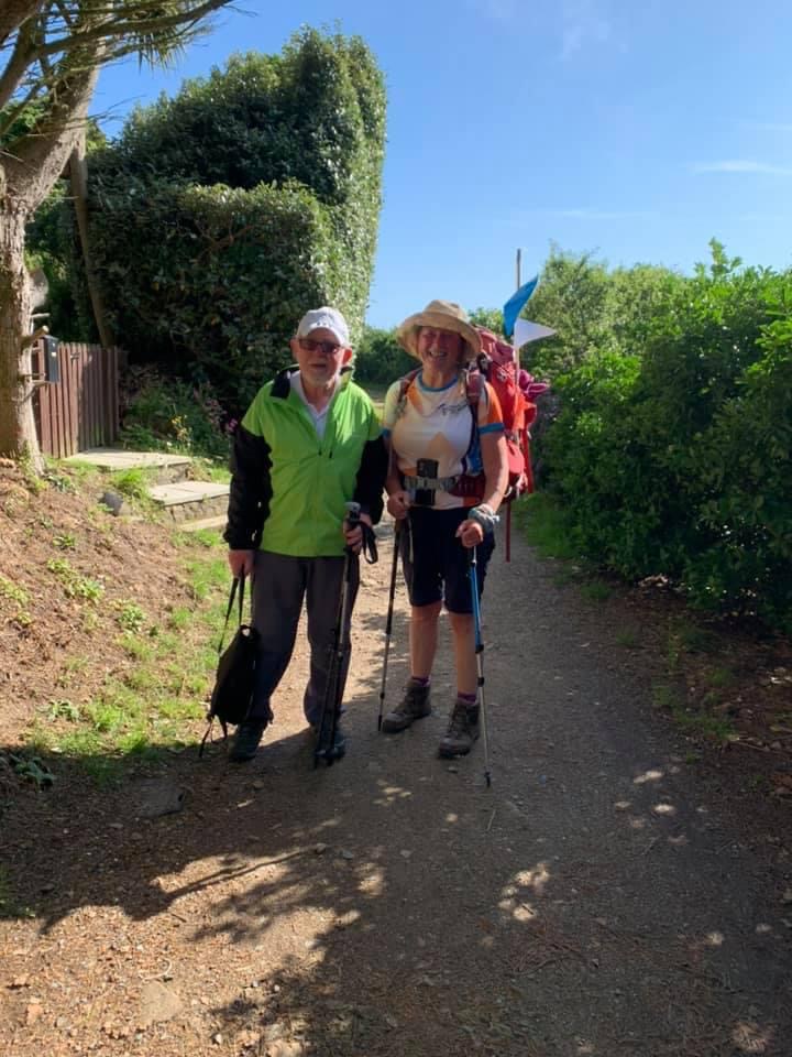GuernseyWander's tweet photo. She has done it!
“YES”, many congratulations ,@Thepennyrollson  has completed her round the island of GUERNSEY challenge walk today, starting early at Corbiere and progressing to the Fairy Ring at Pleinmont before taking to the road and finishing at Vazon Bay. https://t.co/dpbWBNPSb4