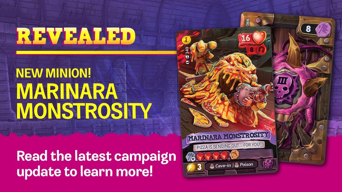 REVEALED: Grab your napkins, we've got a horribly delicious Boss Minion on the table!

Back #LludwiksLabyrinth on Kickstarter: bit.ly/2ShqMJn