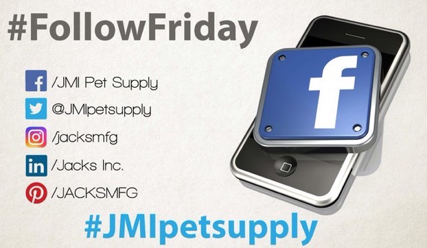 #FollowFriday 📣
Be sure to follow all of our social media outlets to stay up to date on the latest JMI Pet Supply info! 😎🙌
Contact us today to find a retailer near you! 📞

#jacksinc #jmipetsupply #followfriday #wholesale #petproducts #pet  #equine  #distributor