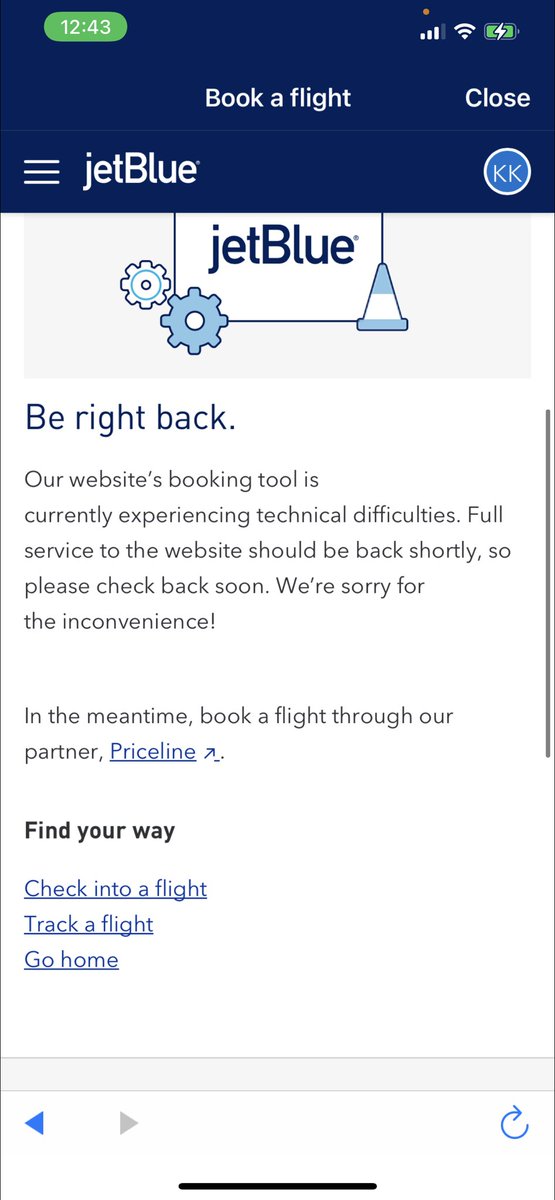 kkimballPR's tweet photo. ⁦⁦@JetBlue⁩ it just keeps getting worse. https://t.co/l5pAd9X3KD