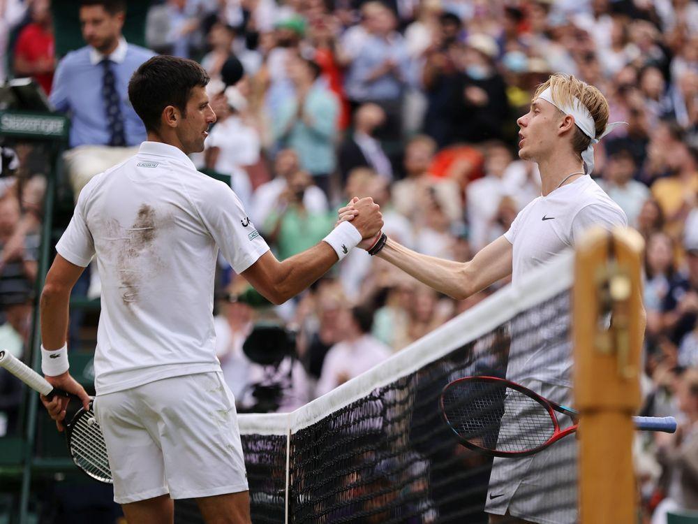 Wimbledon Canadian Denis Shapovalov loses semi to Novak Djokovic but holds his own