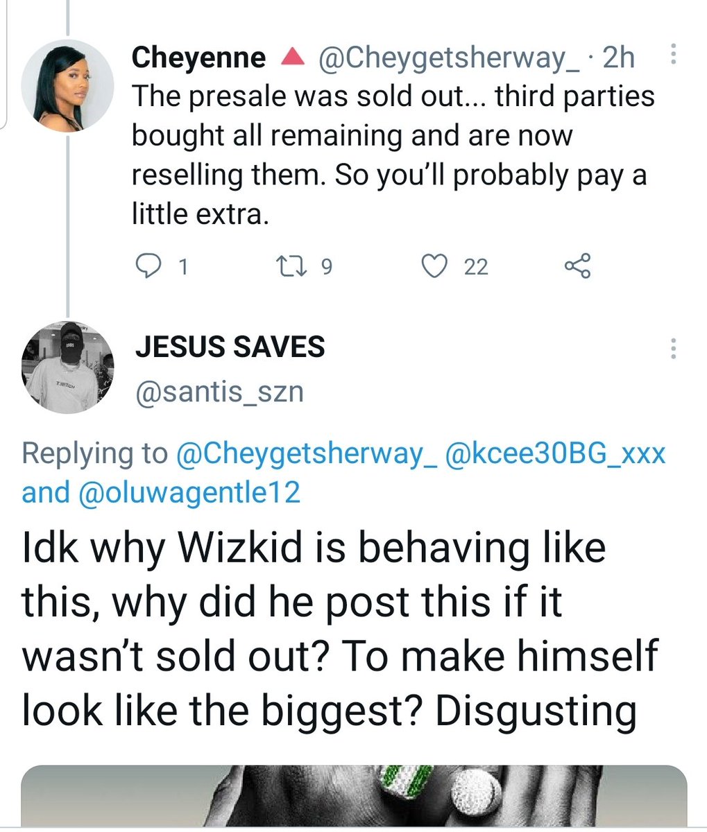 @santis_szn @Cheygetsherway_ @kcee30BG_xxx @oluwagentle12 Someone took her time to explain to you that, it is RESALE ticket but rather than choose comprehension, You chose STUPIDITY.

Most of yall are so dull in that Tatibiji fanbase, if not , maybe Davidos career would have been better with A better time but with a dull fanbase 🚶‍♂️🚶‍♂️
