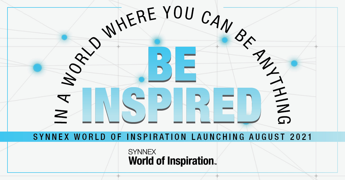 SYNNEX's tweet photo. Are you ready to be inspired? SYNNEX is revolutionizing the way we see technology solutions by launching the World of Inspiration this August. The virtual city will feature software and 3D rendered products in 9 use case rooms. https://t.co/puQbhCuPVn