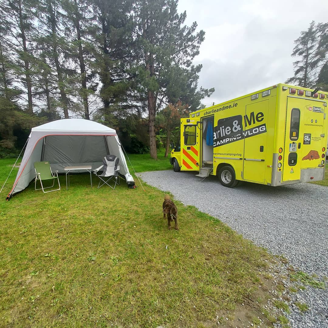 All set up at Lough Ree East Ballykeeran @TheCampingCrew @DiscoverIreland @Failte_Ireland @loughree @Camping_Ireland