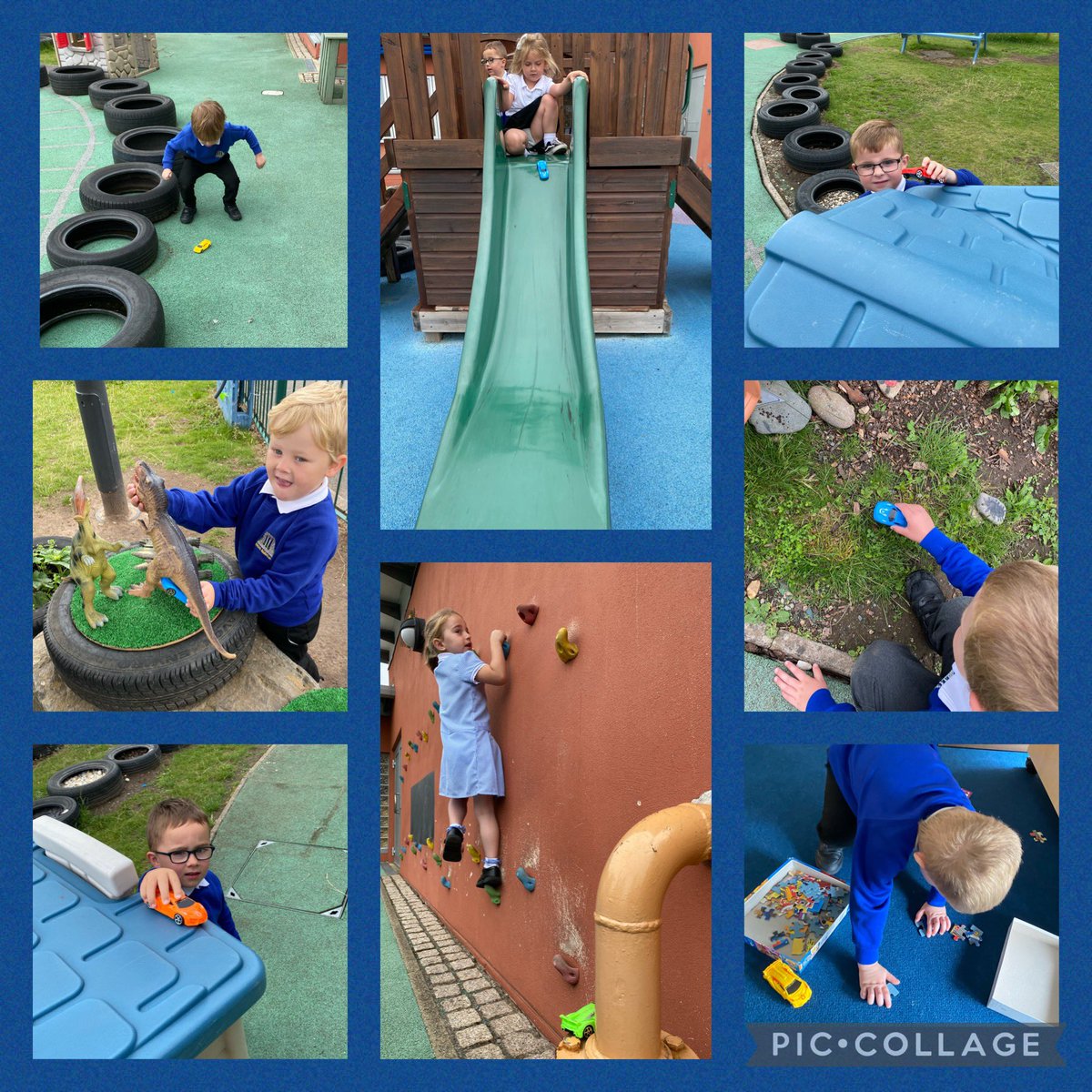 mrshiller2's tweet photo. We’ve loved the adventures of ‘the naughty bus’ so today we started our own version ‘crazy cars’! The children took their cars on lots of adventures
@YsgolMaesglas https://t.co/NmU7OjNcN9