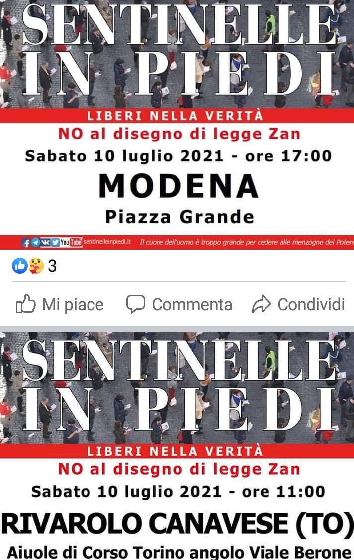 Sentinelle In Piedi tweet media