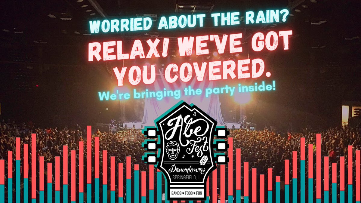 ☔️#AbeFest is moving into the main hall; stage, bands, food trucks and all!  Tickets are still available at Ticketmaster.com and the BOS Center Box Office.
Friday: A Flock of Seagulls, Freddy Jones Band, Deja Voodoo
Saturday: Starship, Henry Lee Summer, Jameson Freeway