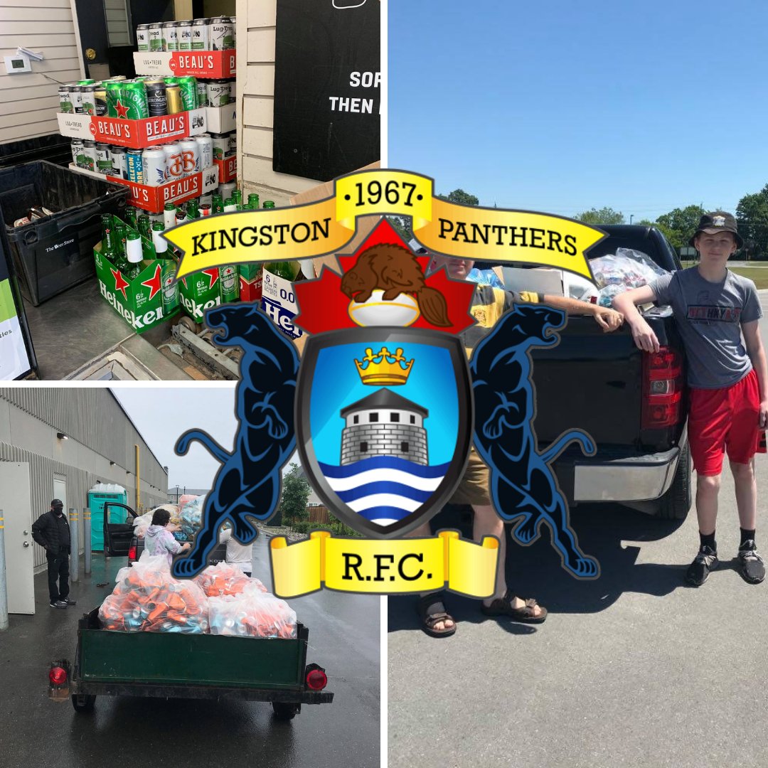 Kingston Panthers would like to thank our rugby community for their generous contribution and donations to our bottle drive. We raised $1326 throughout our different locations. Thank you, Panthers, and see you at our next bottle drive!
