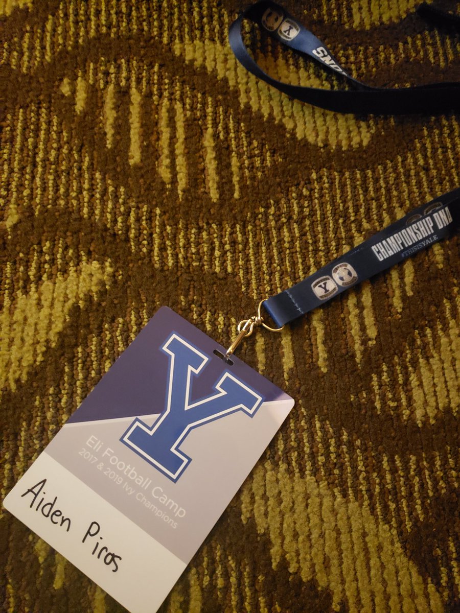 AidenPiros's tweet photo. Had an amazing time at camp yesterday. Thank you @yalefootball for the invite. Grateful to finally meet all the coaches in person. Learned so much that I will use this seaon. @StevenVashel @SSmith_II @coach_smcgowan @CoachJPell @CoachPLeone @CoachRenoYale https://t.co/COiv8uKsOt