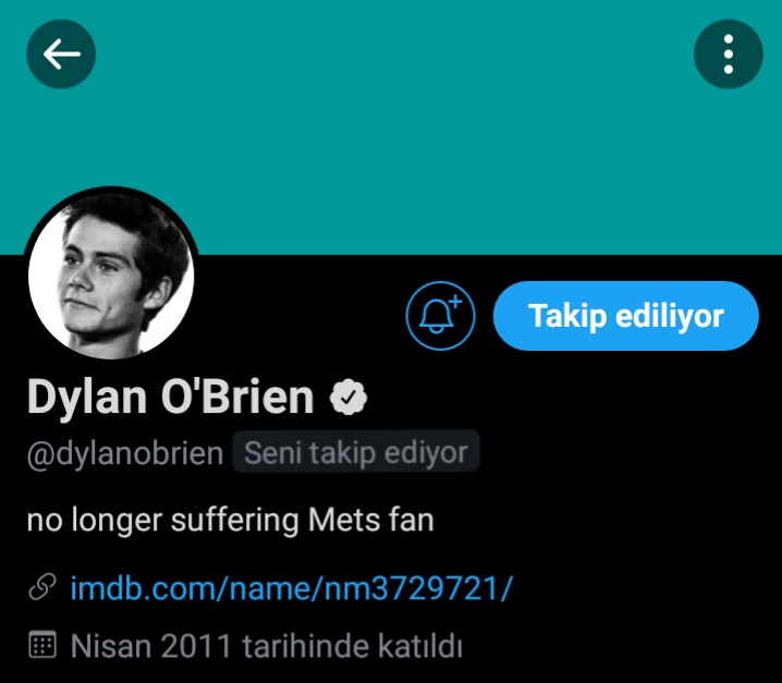 hayrani olmadigimi anladi sonunda!