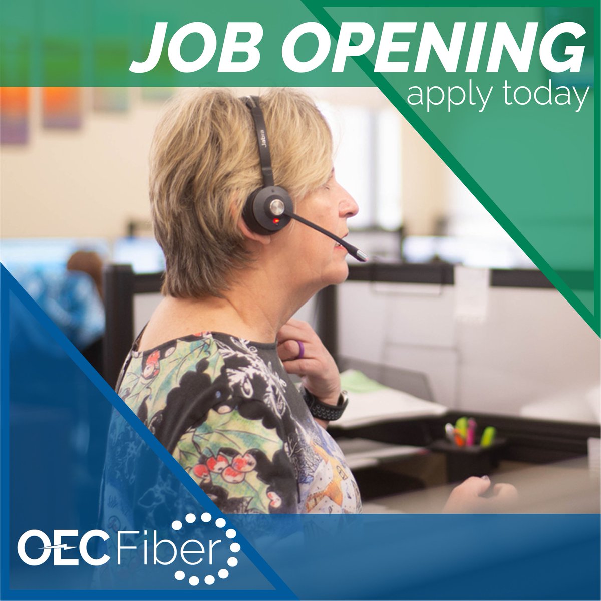 OecFiber's tweet photo. Join the #OECFiber team! We're looking for someone knowledgeable in IT or a similar field to fill a Fiber Technical Support Representative role.
You can learn more and apply here: https://t.co/RHM8aJBl5a https://t.co/MQTlV7LOFV