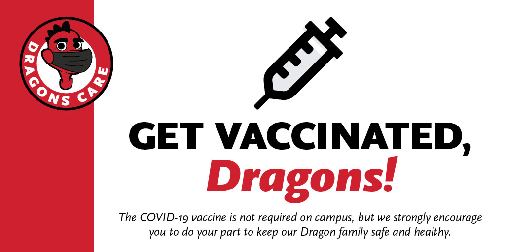 MSUMoorhead's tweet photo. MSUM will host three COVID-19 vaccine clinics in August. Though the vaccine is not required on campus, we strongly encourage you to get vaccinated to protect yourself and others. All are welcome. No appointment is necessary. Details: https://t.co/7B1I75lBsr #DragonsCare https://t.co/HoRSPpXJuE