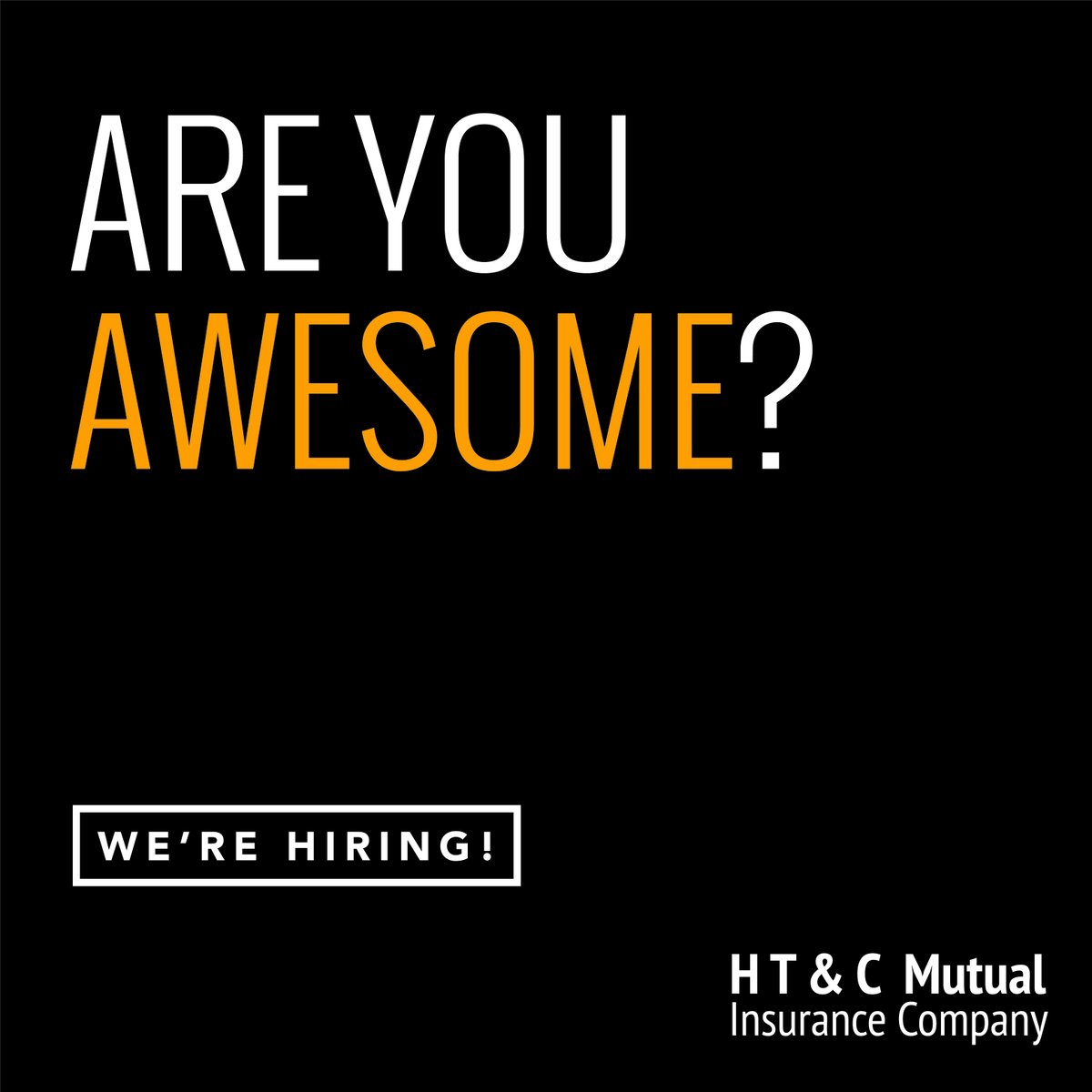 More hiring happening here at our expanding company!! Check out the IT posting on our website: htcmutual.ca
Come be part of our team &amp; play a critical role in planning &amp; implementing our digital initiatives!
#mutualinsurance #ITjobposting #areyourawesome #applytoday